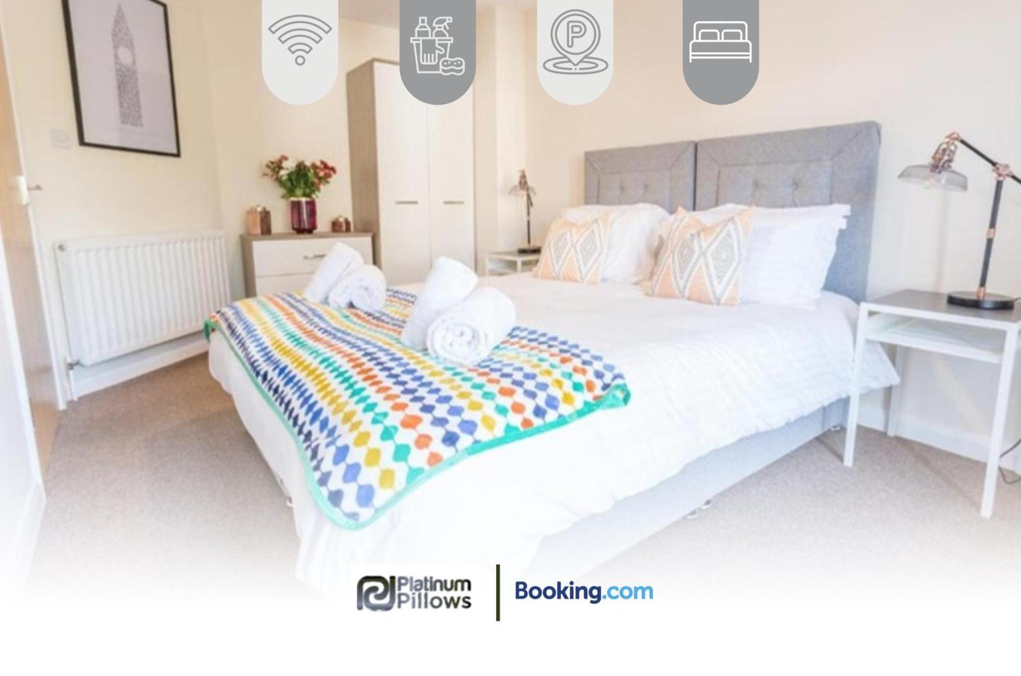 Modern Oxford 2 Bedroom Apartments, Families & Contractor Accommodation, Near John Radcliffe Hospital Exterior foto